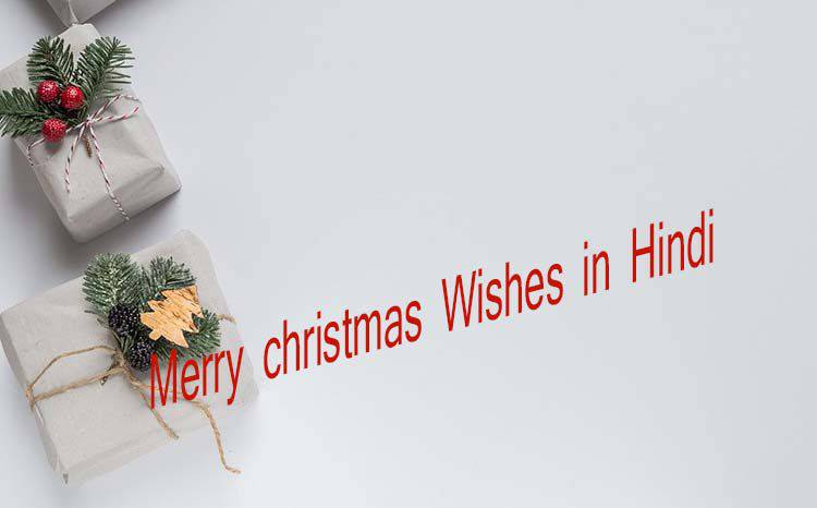 Merry christmas Wishes in Hindi