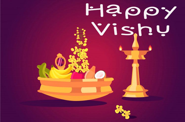 Vishu Ashamsakal Vishu Festival Wishes Status Images Mallusms